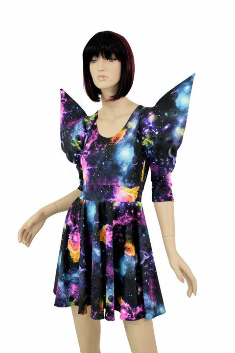 Mega Sharp Shoulder Galaxy Skater - Coquetry Clothing