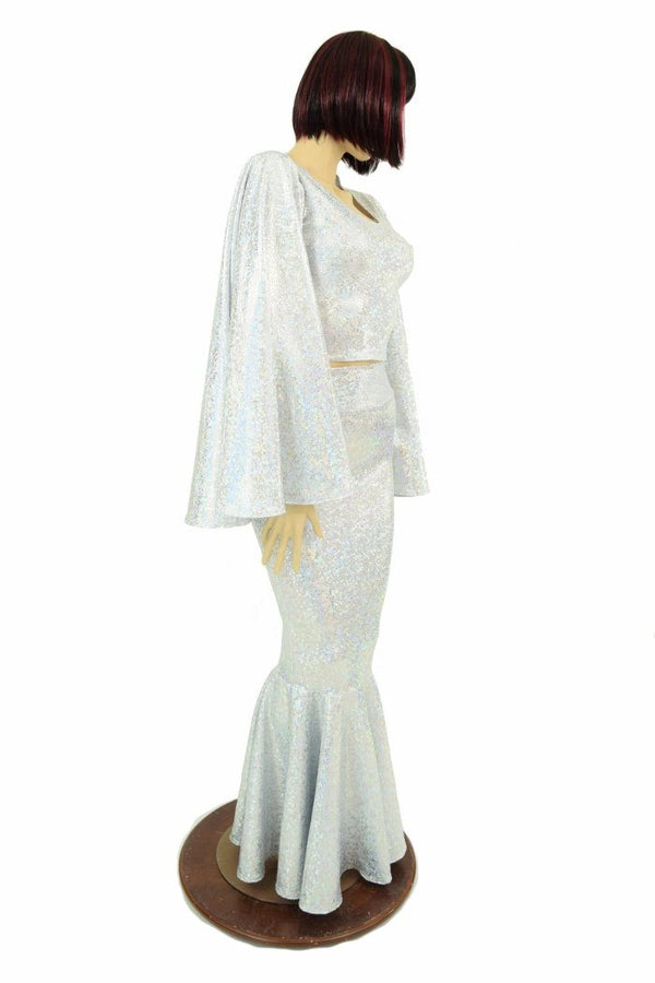 Snow Angel Mermaid Skirt Set - 3