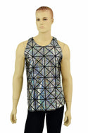 Mens Cracked Tile Muscle Tank - 1