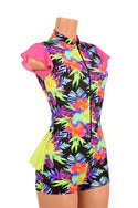 Sonic Bloom Ruffle Rump Romper - 3