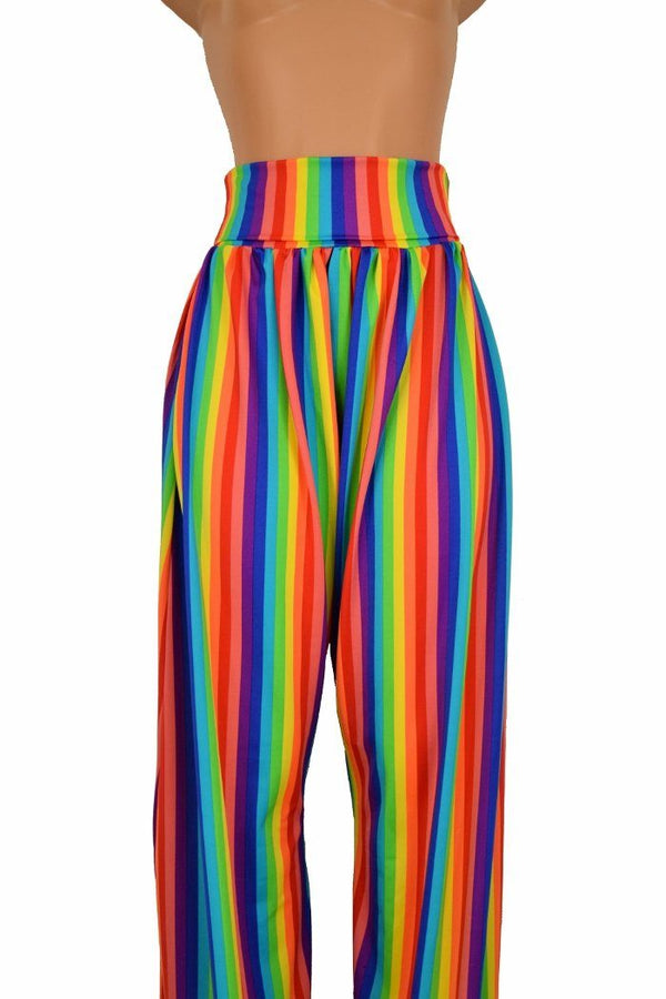 Trouser Style Stilt Pants in Rainbow - 2