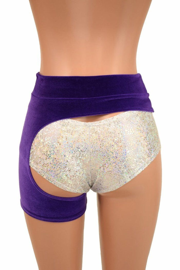 Purple Velvet Garter (GARTER ONLY) - 3