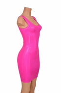 Pink UV Sparkly Jewel Tank Dress - 3