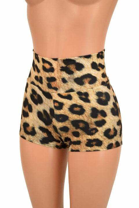 Leopard High Waist Shorts - Coquetry Clothing