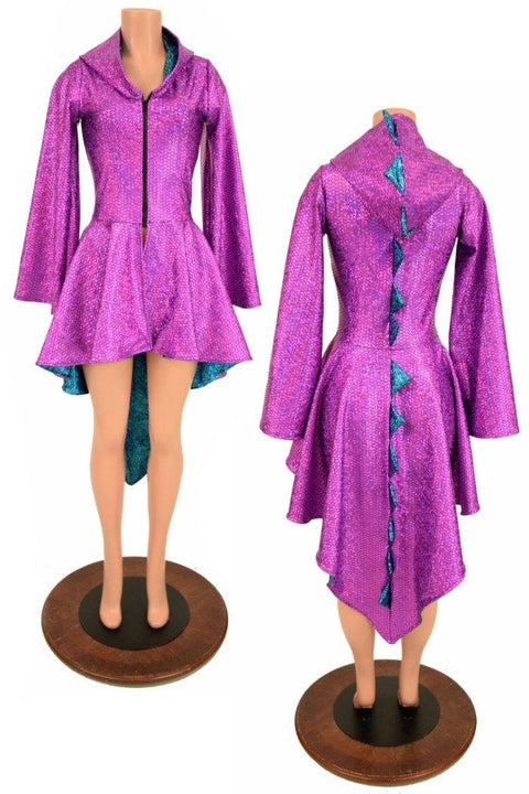 Purple Dragon Open Front Jacket - Coquetry Clothing