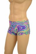 Mens Lowrise "Aruba" Shorts in Glow Worm - 4