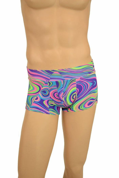 Mens Lowrise "Aruba" Shorts in Glow Worm - Coquetry Clothing