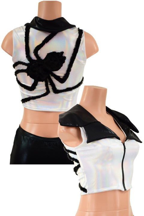Zipper Front Boris the Spider Vest - Coquetry Clothing
