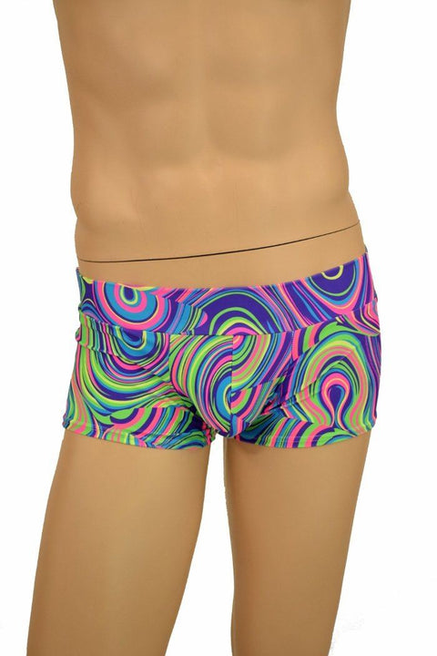Mens Lowrise "Aruba" Shorts in Glow Worm - Coquetry Clothing