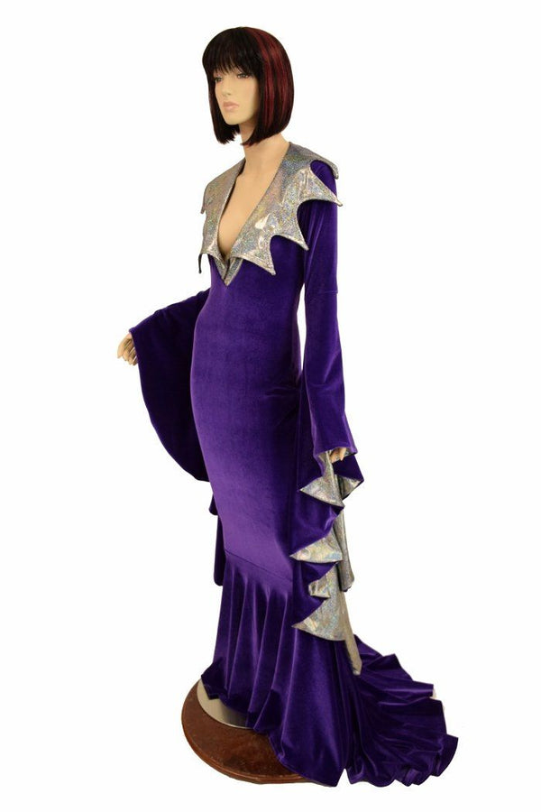 Demonica Sorceress Puddle Train Gown - 2