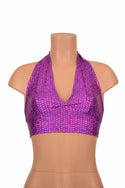 Purple Fish Scale Halter Top - 2