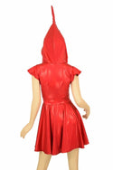 Red Shark Skater Dress - 4