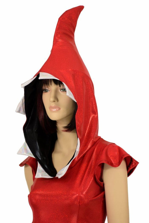 Red Shark Skater Dress - 5
