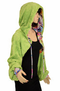 Avocado Balloon Sleeve Minky Shrug - 3