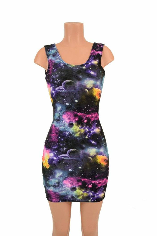 UV Glow Galaxy Tank Dress - 4