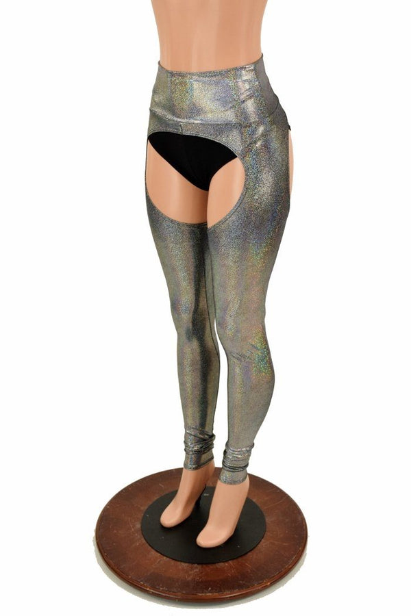 Silver Holographic Chaps - 6