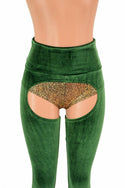 High Waist Bell Bottom Flare Chaps (Shorts Sold Separately) - 8