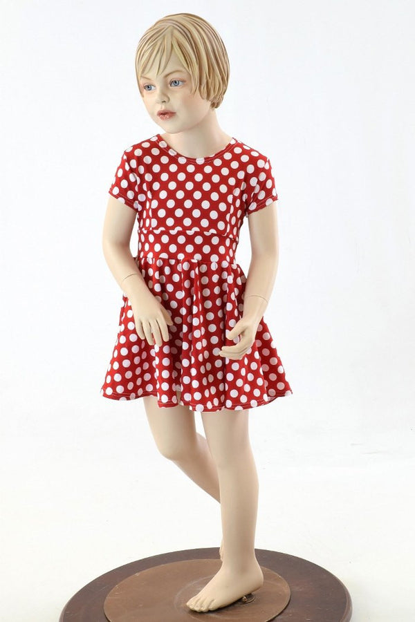 Girls Minnie Skater Dress - 1