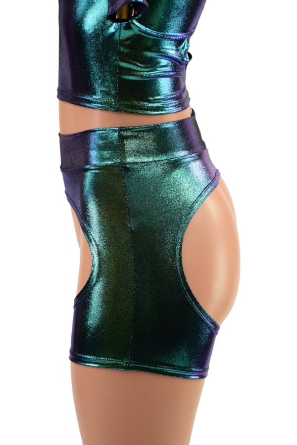 Midrise Short Chaps in Scarab - 1