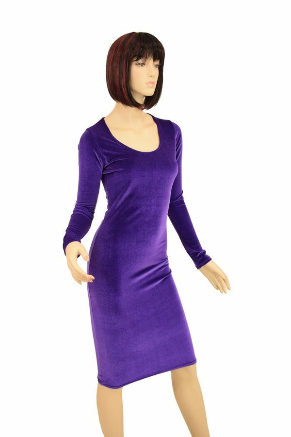 Long Sleeve Wiggle Dress - 3