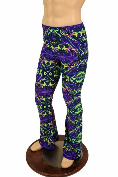 Mens Neon Melt Bootcut Pants - Coquetry Clothing