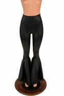 Black High Waist Bell Bottom Flares - 2