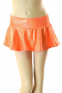 Orange Holographic Rave Skirt - 1
