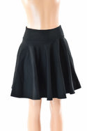 19" Black Zen Skater Skirt - 4