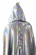 Reversible Spiked Hooded Cape - 2