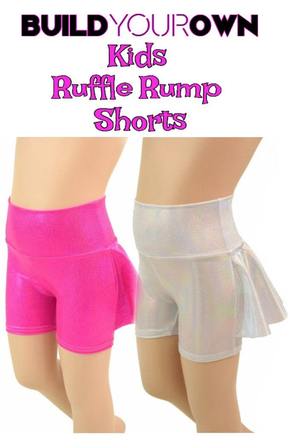 Build Your Own Kids Ruffle Rump Shorts - 1