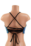 Criss Cross Strappy Back Halter Top - 2