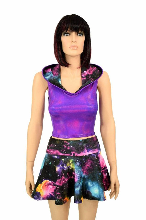 Galaxy Dragon Hoodie & Skirt Set - 2