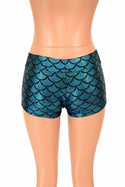 Turquoise Mermaid Lowrise Shorts - 3