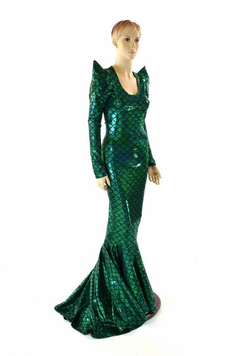 Sea Witch Puddle Train Gown - Coquetry Clothing