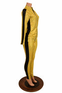Gold and Black Side Paneled Set (Leggings & Top) - 8