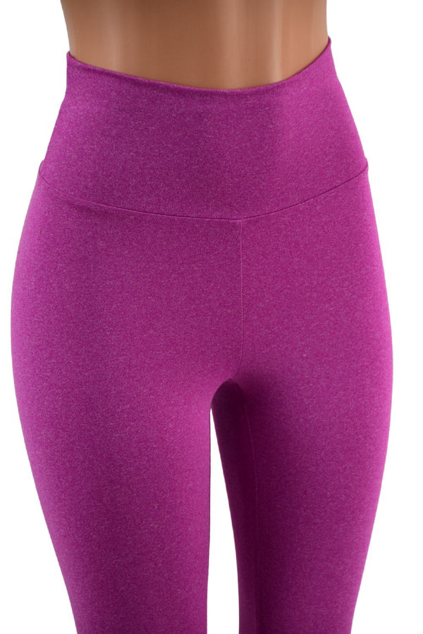 Orchid Heathered High Waist Leggings READY to SHIP - 2