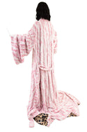 Reversible Minky Faux Fur Puddle Train Robe with Belt - 3