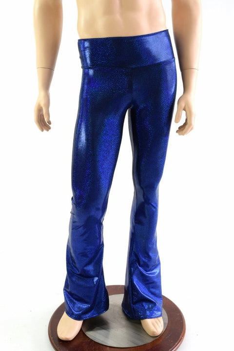 Mens Blue Bootcut Pants - Coquetry Clothing