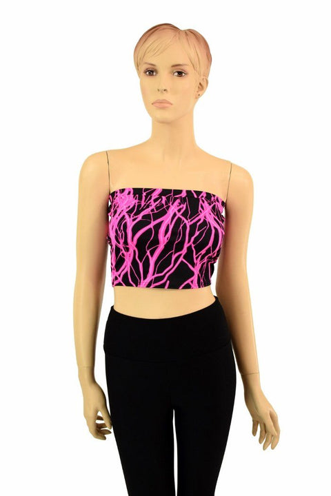 Pink Lightning Tube Top - Coquetry Clothing