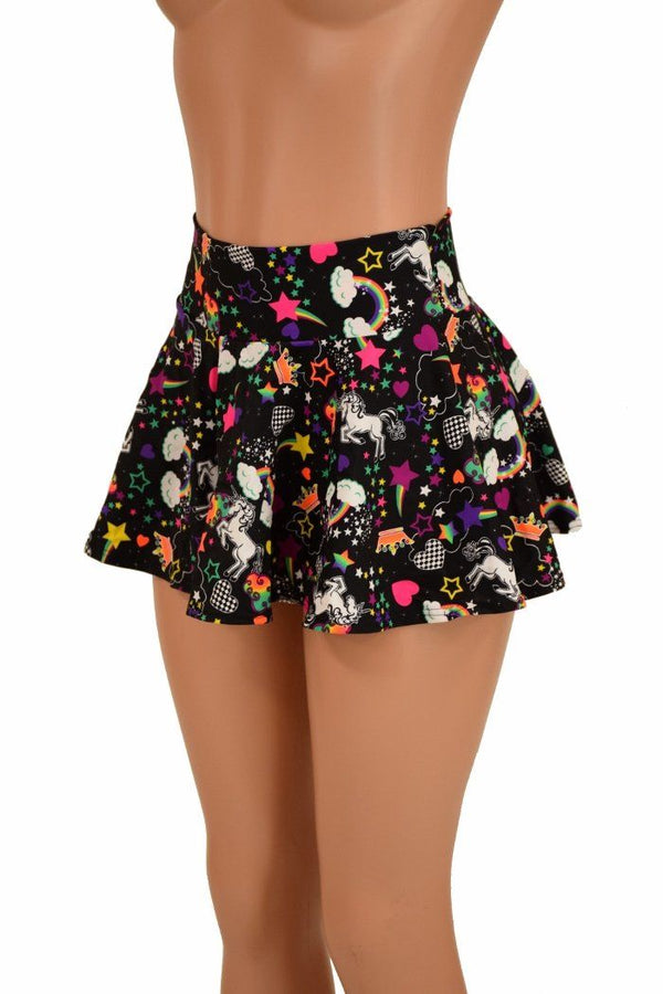 Unicorns and Rainbows Mini Rave Skirt - 2