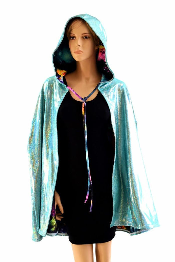 35" Reversible Hooded Cape - 1