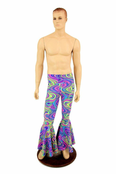 Mens Glow Worm Bell Bottom Flares - Coquetry Clothing