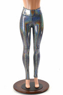 Metallic Reflective high-rise leggings, Moncler