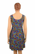 Radioactive A-line Drawstring Keyhole Dress - 8