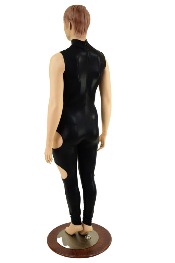 Cutout Catsuit in Black Mystique - 3