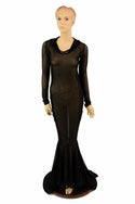 Mesh Puddle Train Gown - 6