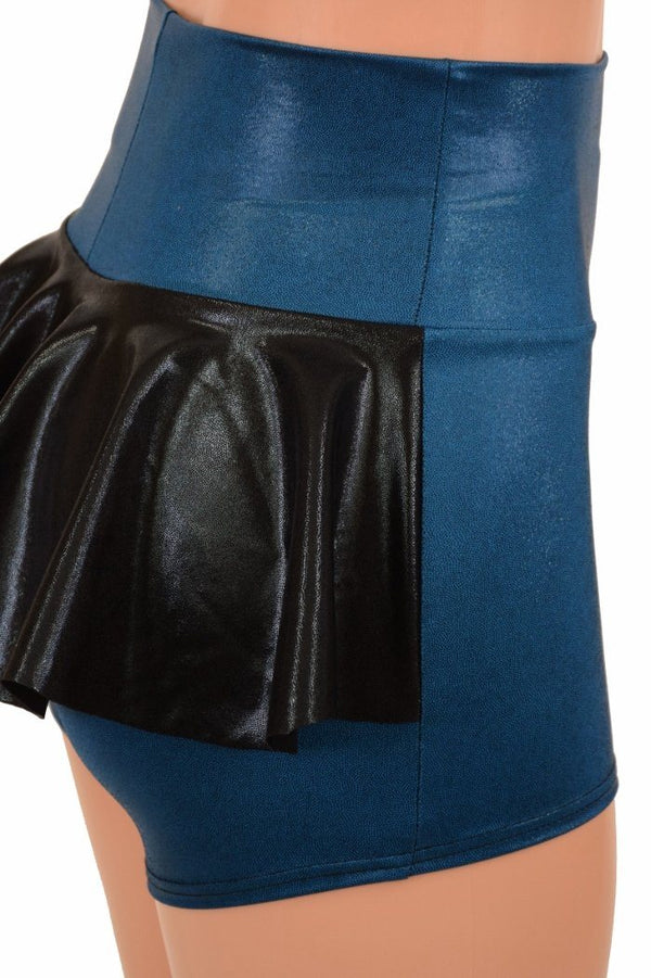 High Waist Ruffle Rump Shorts - 3