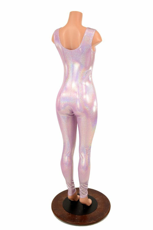 Lilac Tank Holographic Catsuit - 4