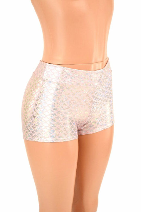 Pink Mermaid Midrise Shorts - Coquetry Clothing