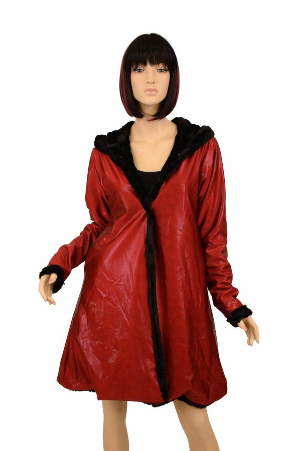Reversible Minky A Line Coat - 7
